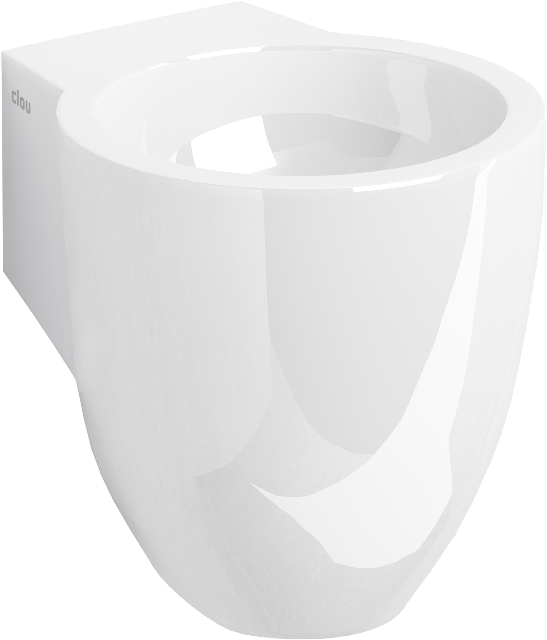 Clou Flush umyvadlo 31.5x27 cm kulatý klasický bílá CL/03.08061