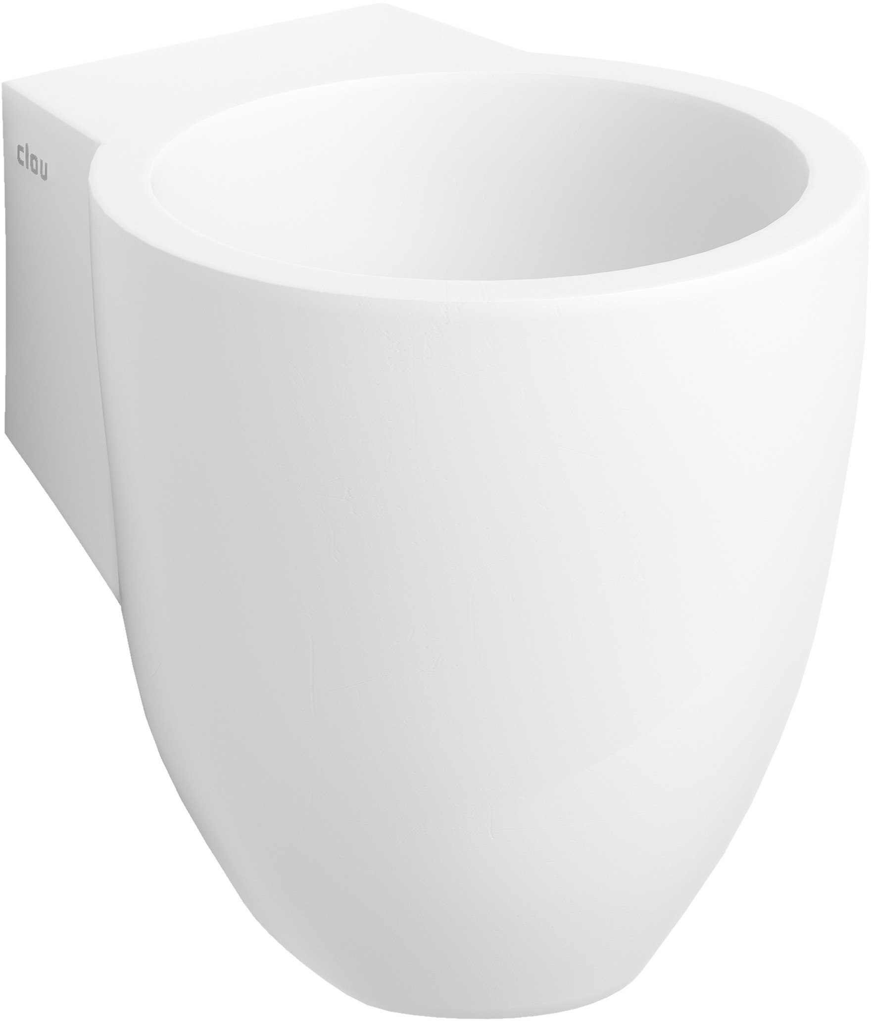 Clou Flush umyvadlo 31.5x27 cm kulatý klasický bílá CL/03.13061