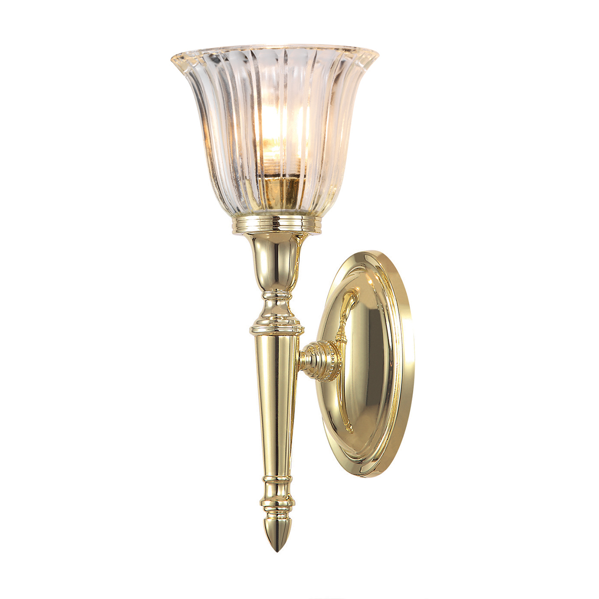 Elstead Lighting Dryden nástěnné svítidlo 1x3 W mosaz BATH-DRYDEN1-PB