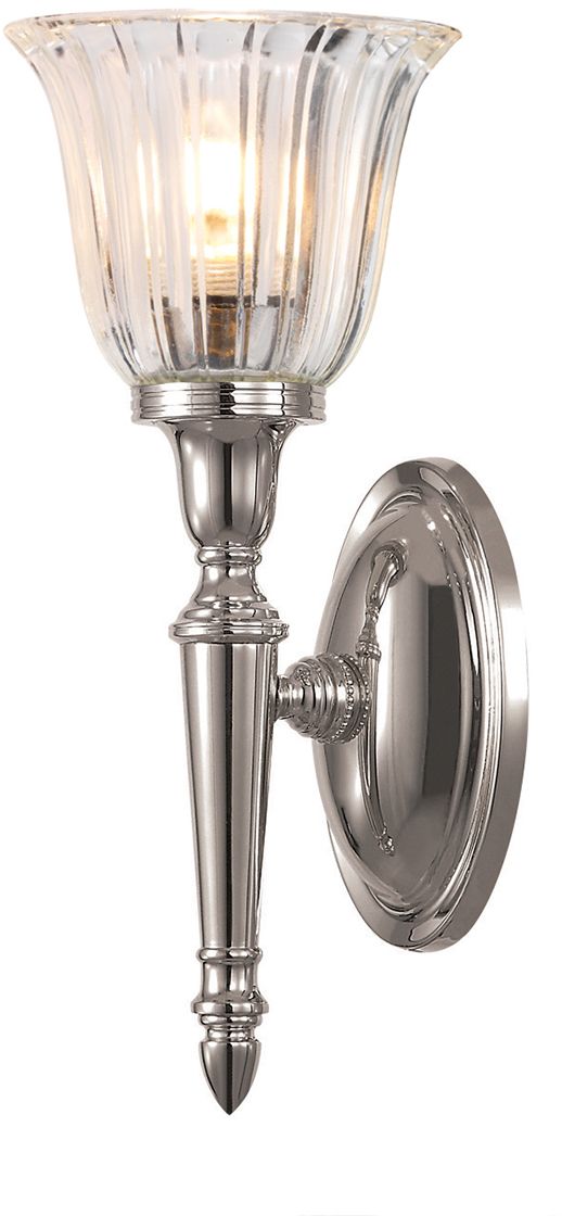 Elstead Lighting Dryden nástěnné svítidlo 1x3 W nikl BATH-DRYDEN1-PN