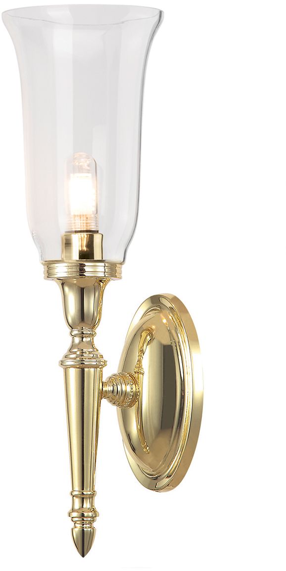 Elstead Lighting Dryden nástěnné svítidlo 1x3 W mosaz BATH-DRYDEN2-PB