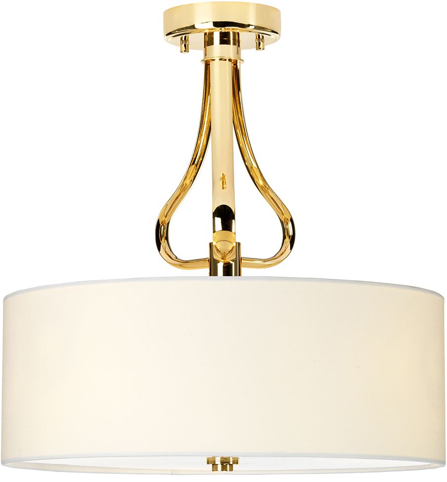 Elstead Lighting Falmouth závěsné svítidlo 3x3 W bílá-zlatá BATH-FALMOUTH-SF-FG