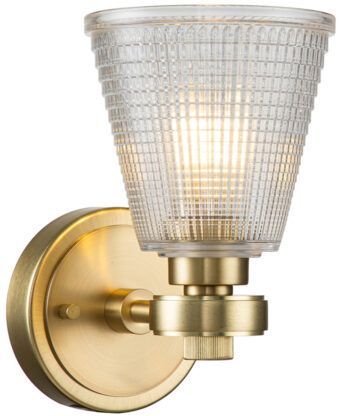 Elstead Lighting Gunnislake nástěnné svítidlo 1x3 W mosaz BATH-GUNNIS1-BB