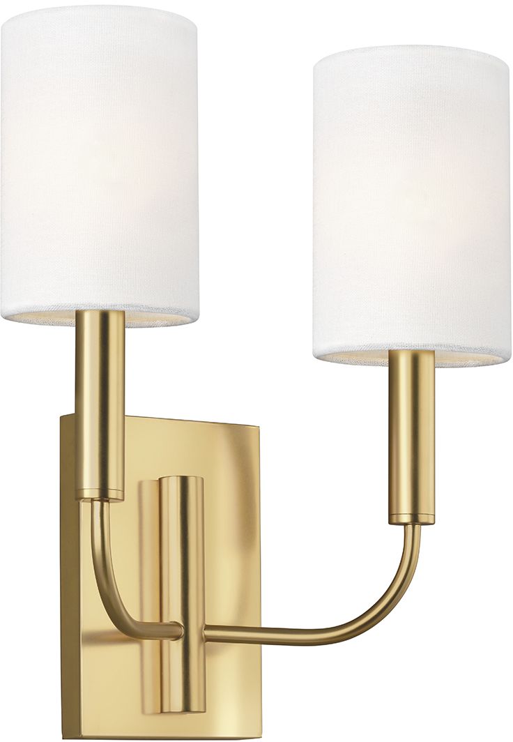 Elstead Lighting Brianna nástěnné svítidlo 2x60 W mosaz FE-BRIANNA2-BB