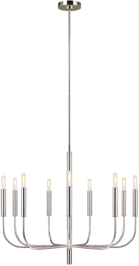Elstead Lighting Brianna závěsné svítidlo x60 W nikl FE-BRIANNA9-PN