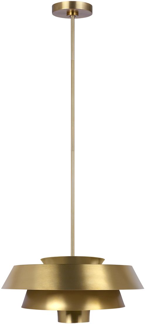 Elstead Lighting Brisbin závěsné svítidlo 1x60 W mosaz FE-BRISBIN-BB