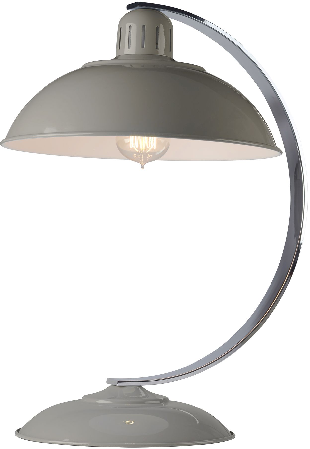 Elstead Lighting Franklin stolní lampička 1x60 W šedá FRANKLIN-GREY