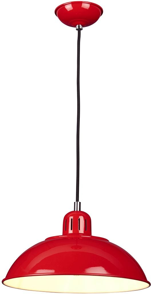 Elstead Lighting Franklin závěsné svítidlo 1x60 W červená FRANKLIN-P-RED