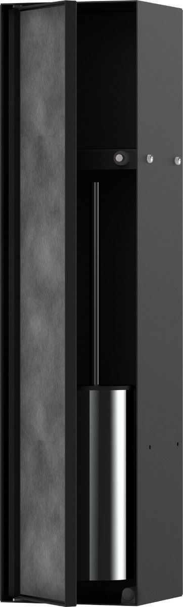 Hansgrohe XtraStoris Rock držák na toaletní papír černá 56060670