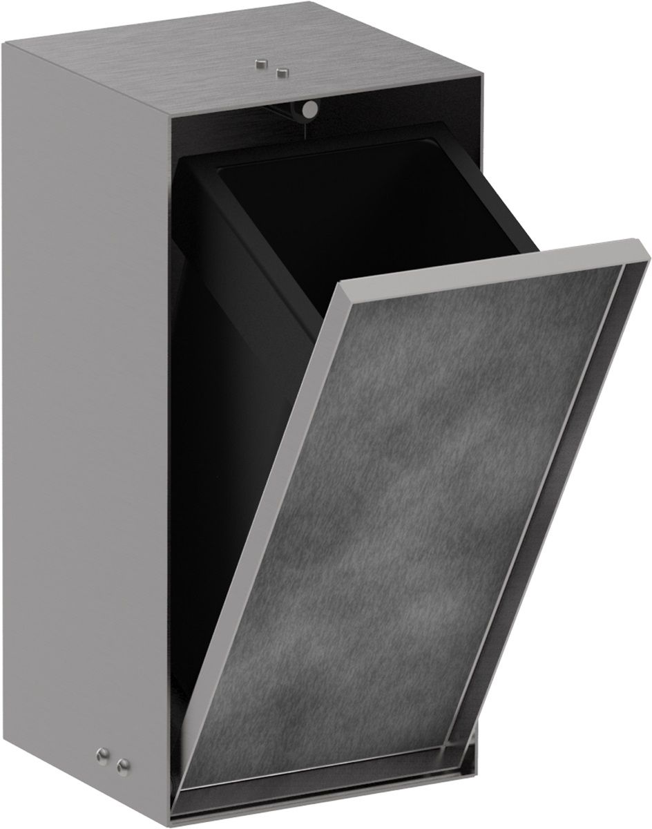 Hansgrohe XtraStoris Rock odpadkový koš 2.5 l ocel 56063800