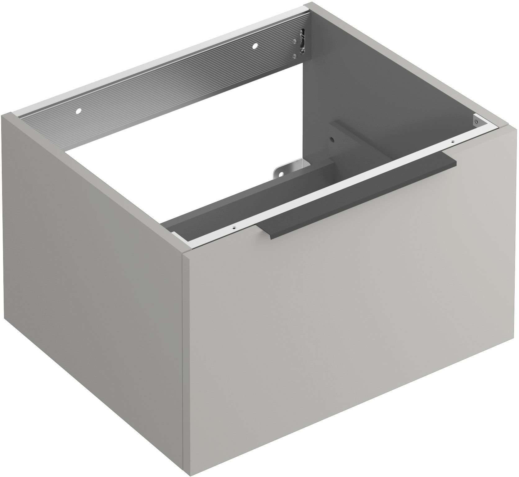 Kludi Icos skříňka 60x50x35 cm pod umyvadlo závěsná šedá 50S60O2