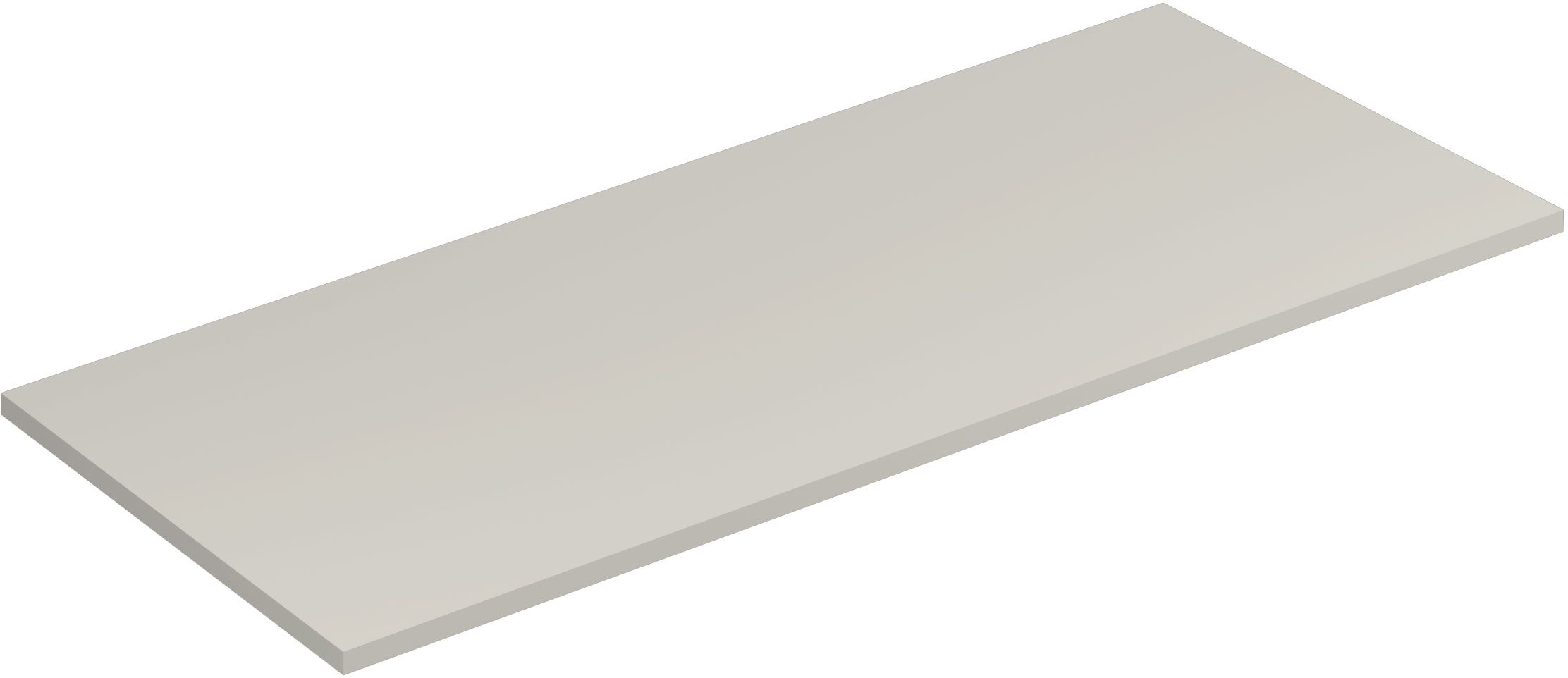 Kludi Icos deska na skříňku 120x50 cm šedá 50T120O2