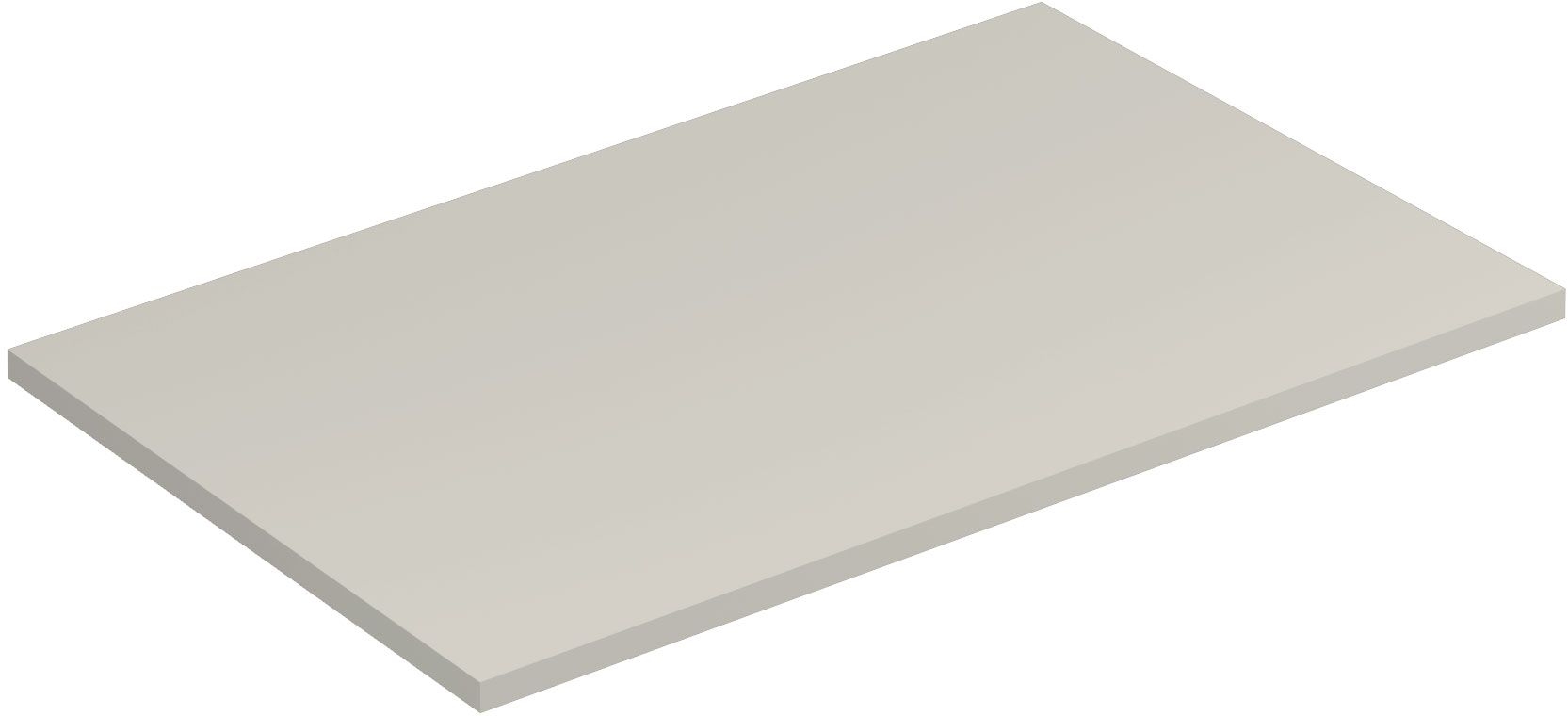 Kludi Icos deska na skříňku 80x50 cm šedá 50T80O2