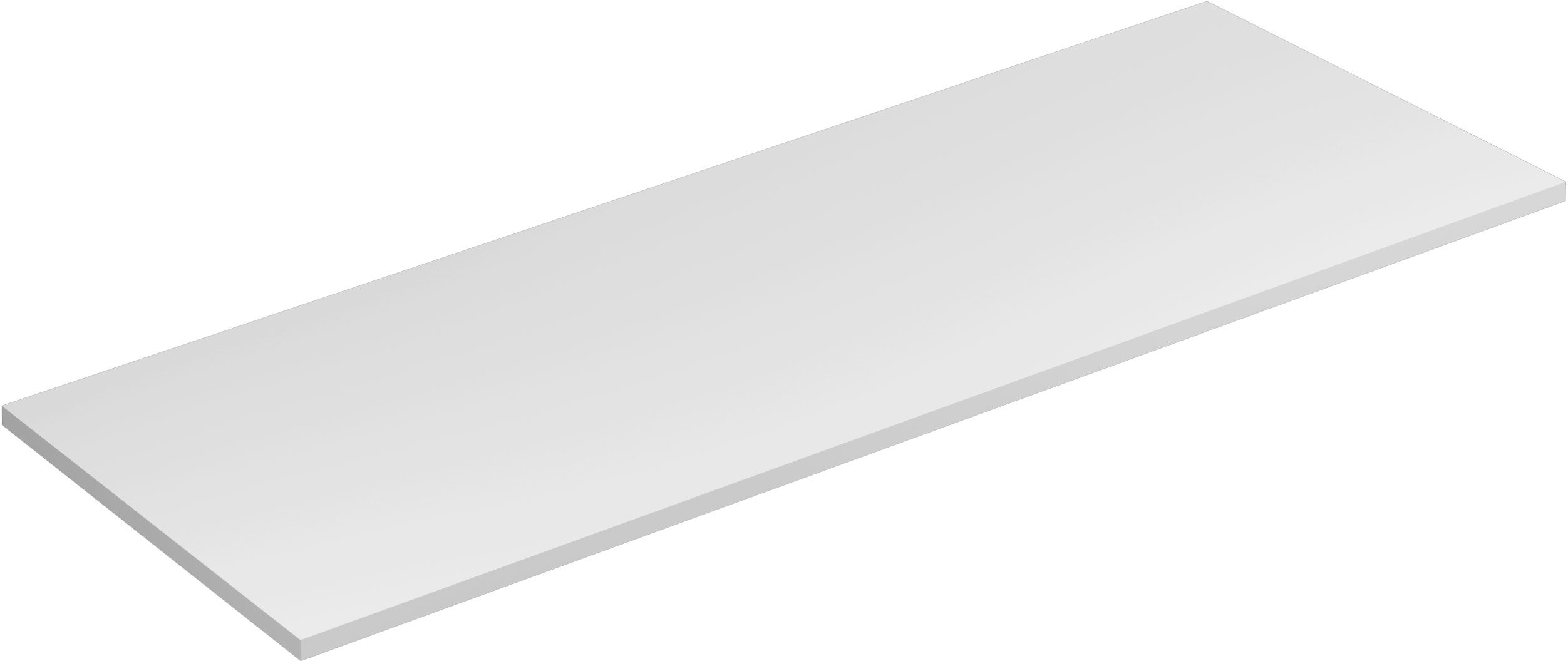 Kludi Icos deska na skříňku 140x50 cm bílá 50T14053