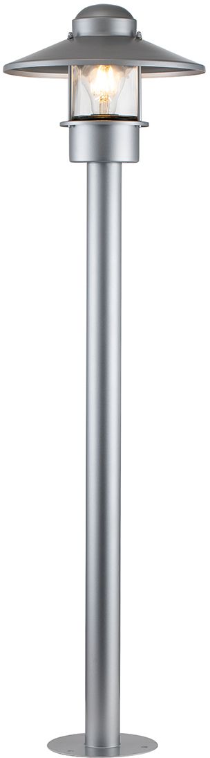 Elstead Lighting Klampenborg venkovní stojací lampa 1x60 W stříbrná KLAMPENBORG-BOL-SIL