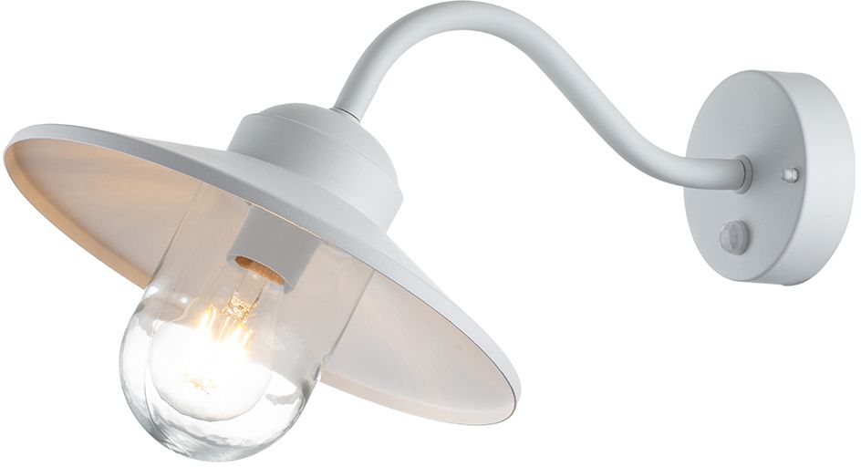 Elstead Lighting Klampenborg venkovní nástěnné svítidlo 1x60 W bílá KLAMPENBORG-PIR-WHT