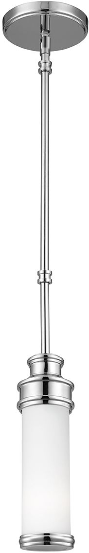 Elstead Lighting Payne závěsné svítidlo 1x3 W chrom FE-PAYNE-MPBATH