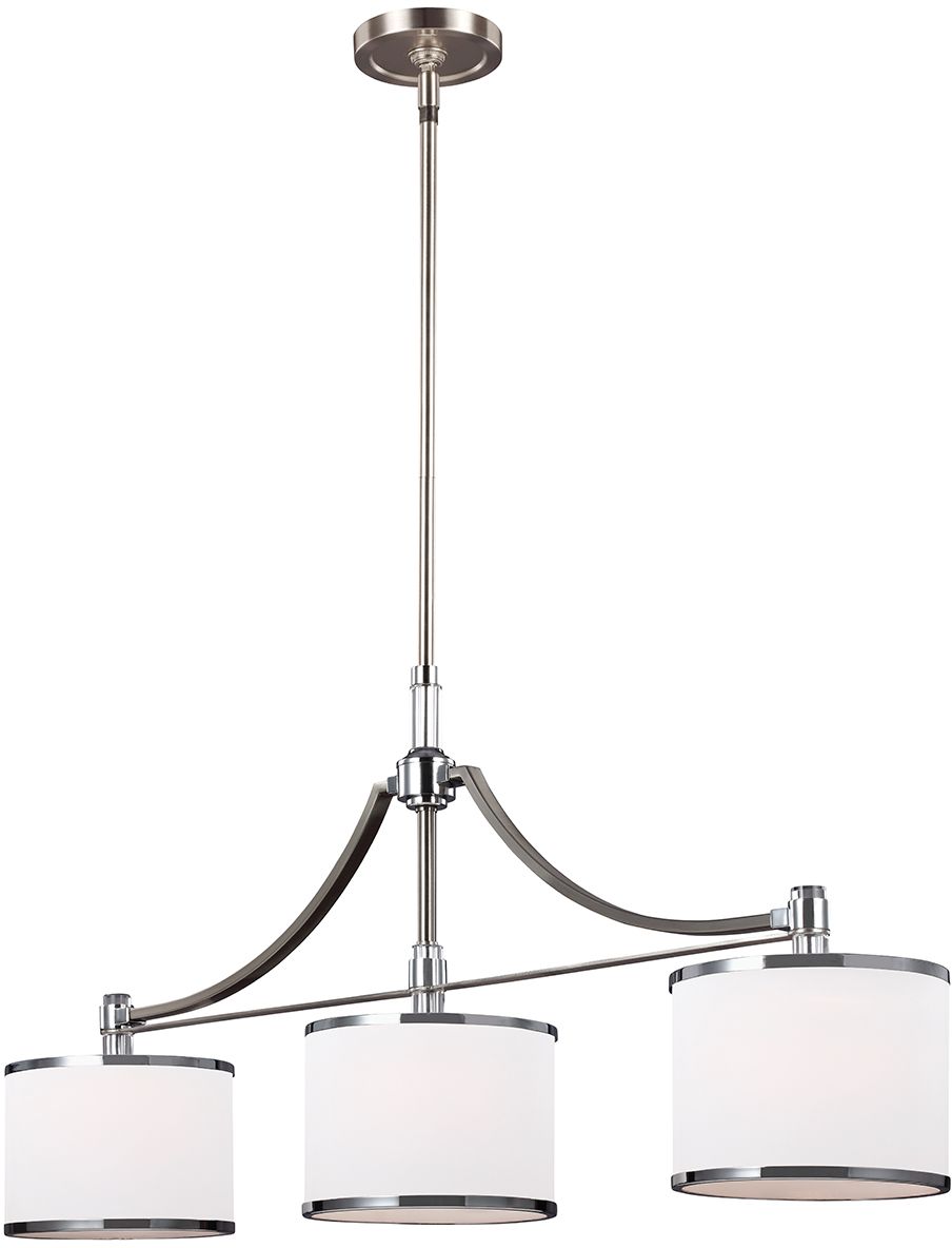 Elstead Lighting Prospect Park závěsné svítidlo 3x60 W chrom-nikl FE-PROSPECT-PARK-3P