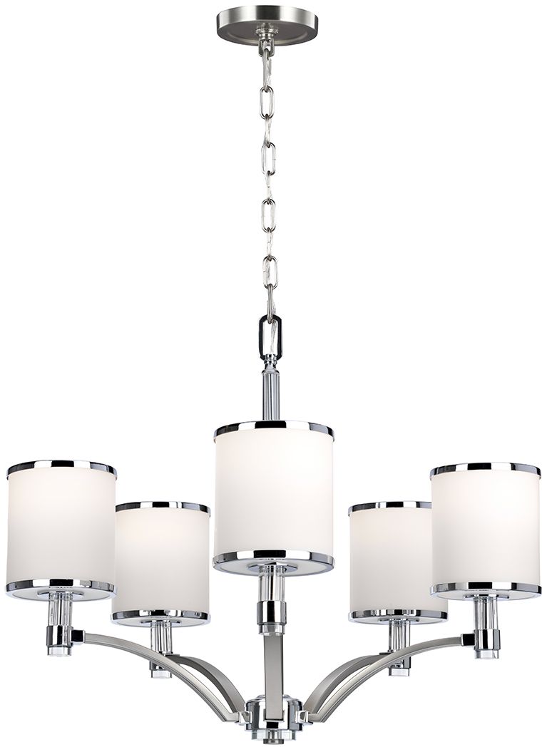 Elstead Lighting Prospect Park závěsné svítidlo 5x60 W chrom-nikl FE-PROSPECT-PARK5