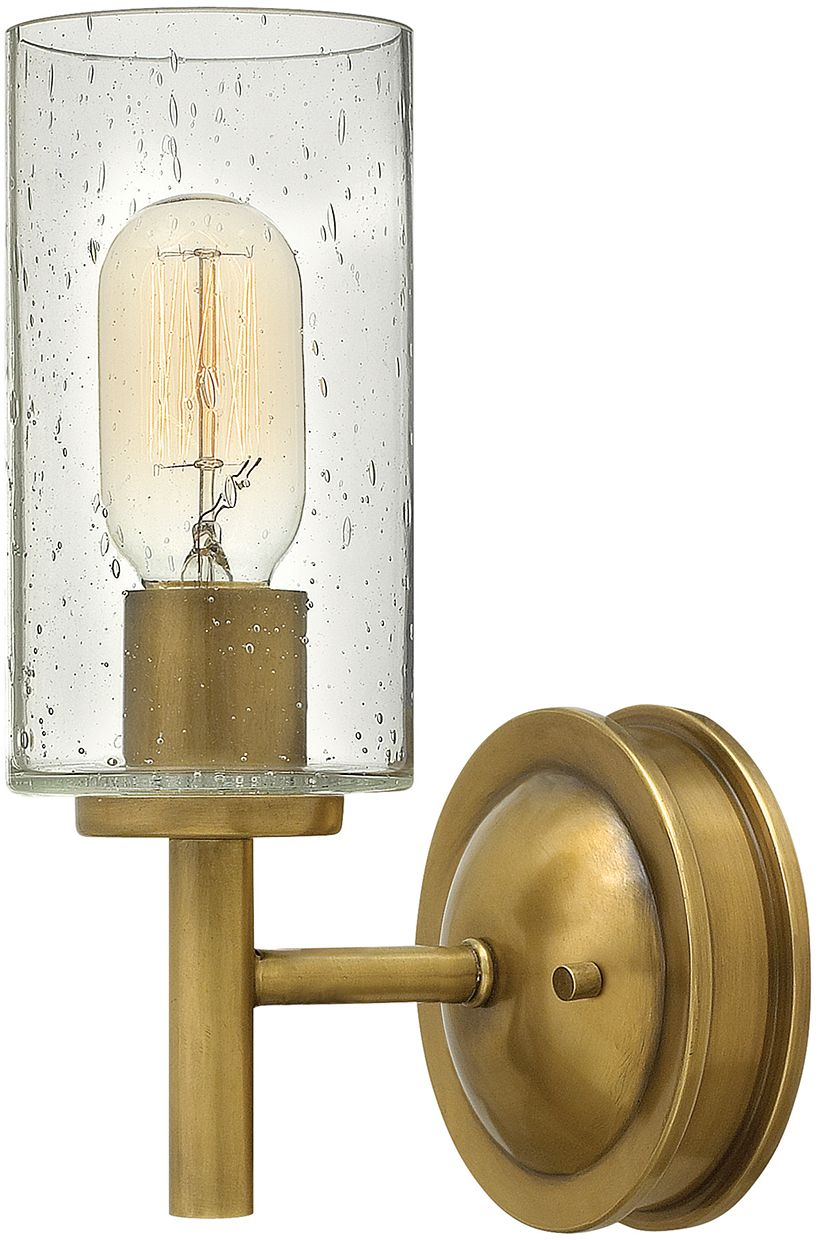Elstead Lighting Collier nástěnné svítidlo 1x60 W mosaz HK-COLLIER1