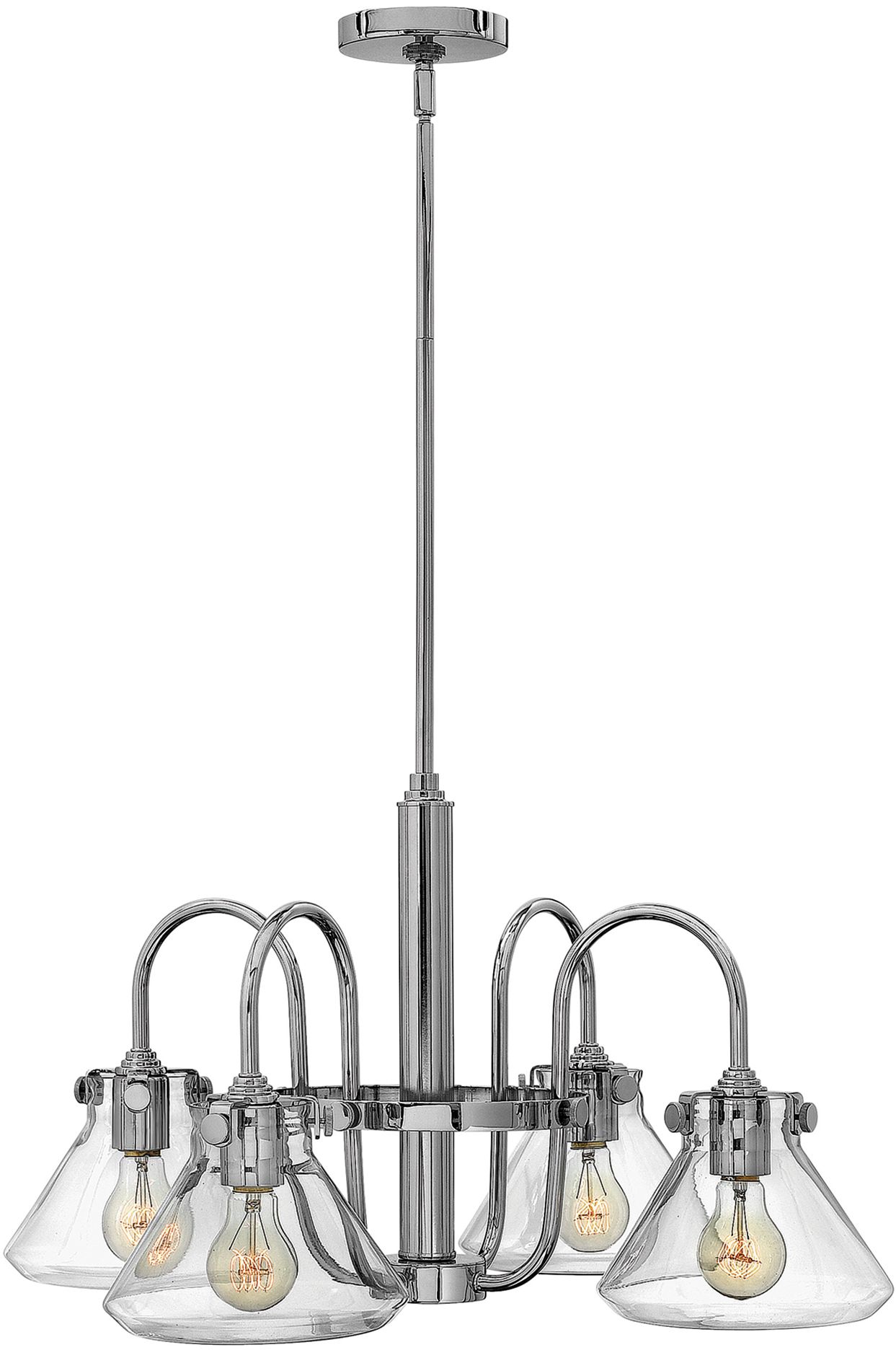 Elstead Lighting Congress závěsné svítidlo 4x60 W chrom HK-CONGRESS4-A-CM