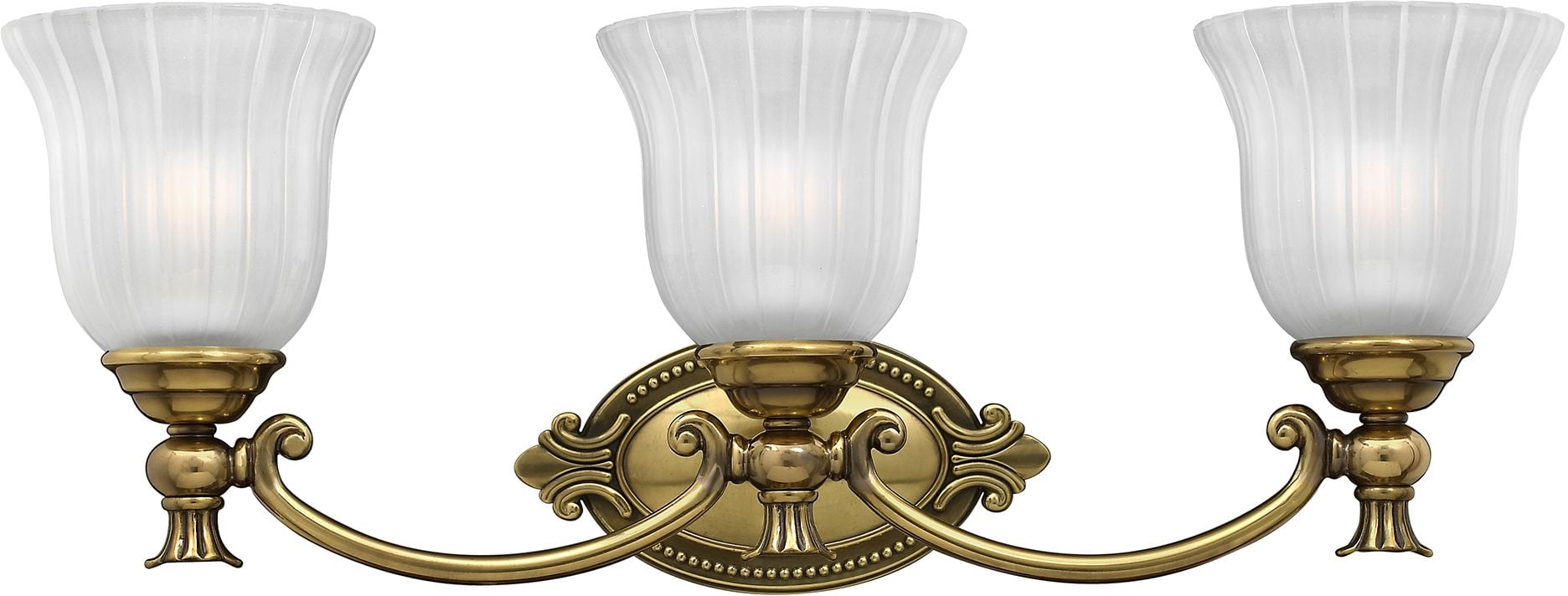 Elstead Lighting Francoise nástěnné svítidlo 1x3 W mosaz HK-FRANCOISE3-BATH