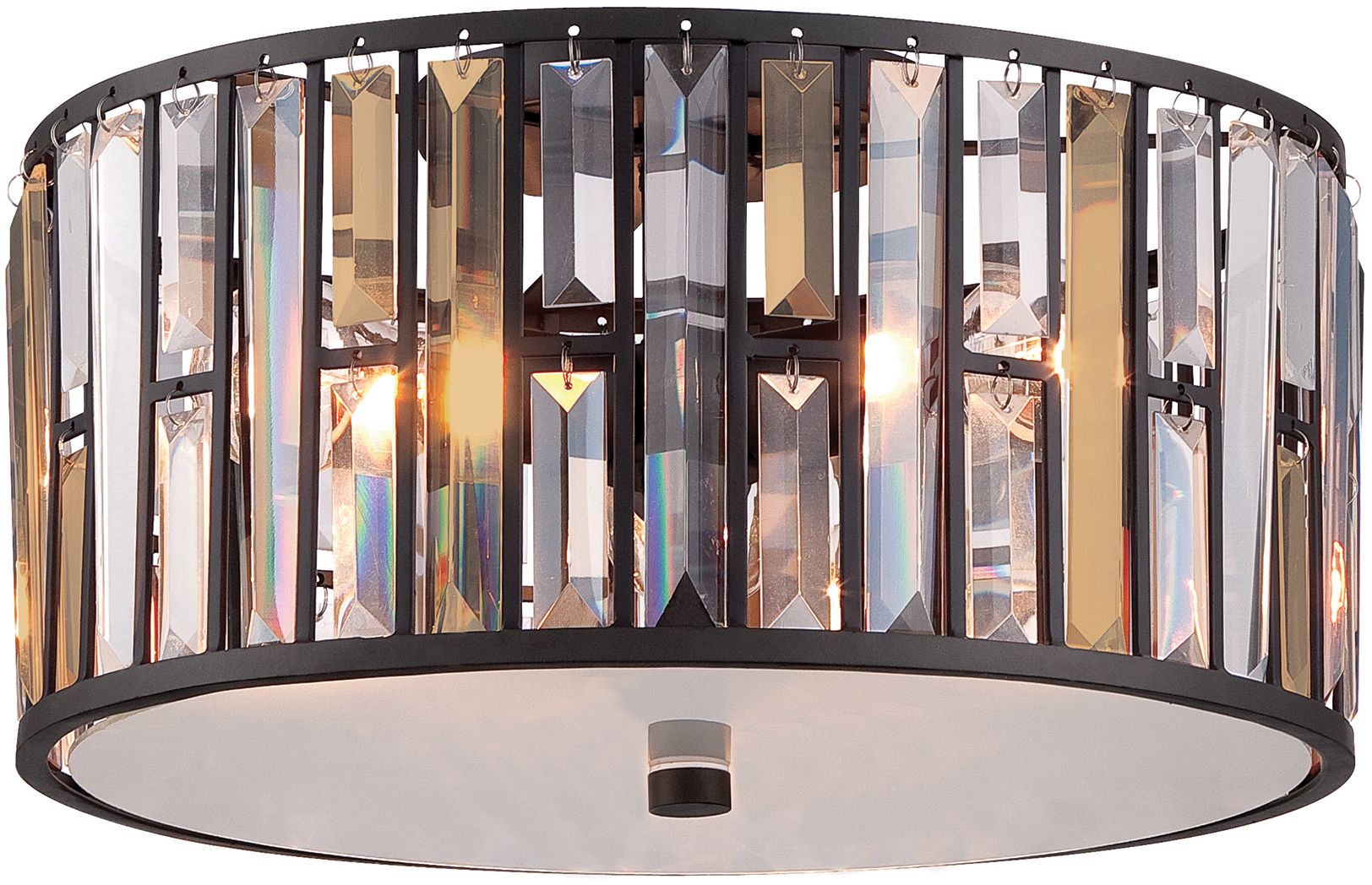 Elstead Lighting Gemma nástěnné svítidlo 3x60 W průhledná-hnědá HK-GEMMA-F-VBZ