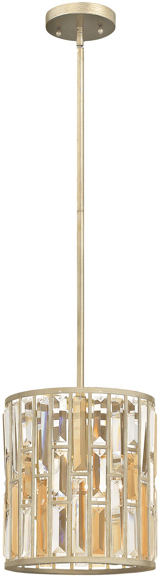 Elstead Lighting Gemma závěsné svítidlo 1x60 W stříbrná HK-GEMMA-P-A-SL