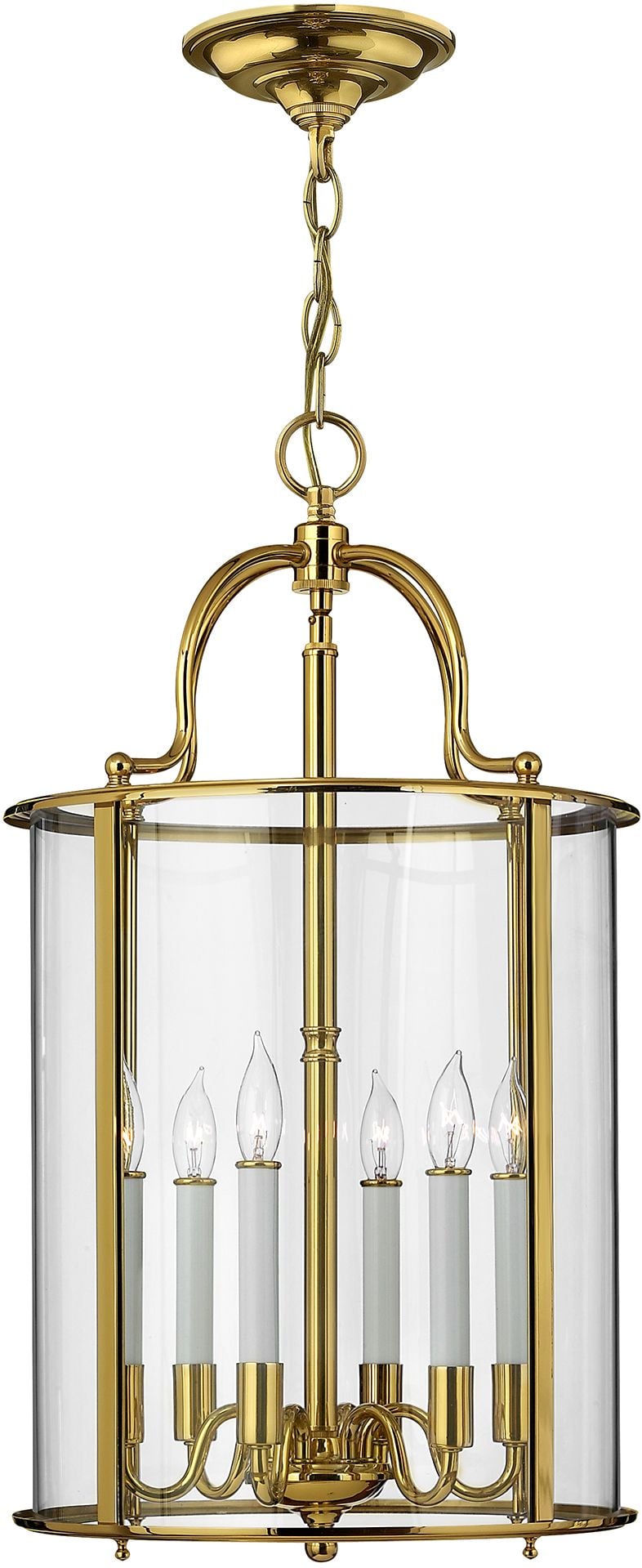 Elstead Lighting Gentry závěsné svítidlo 6x60 W mosaz HK-GENTRY-P-L-PB