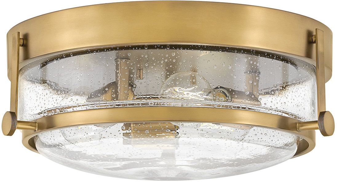 Elstead Lighting Harper nástěnné svítidlo 3x60 W mosaz-průhledná HK-HARPER-F-HB-CS