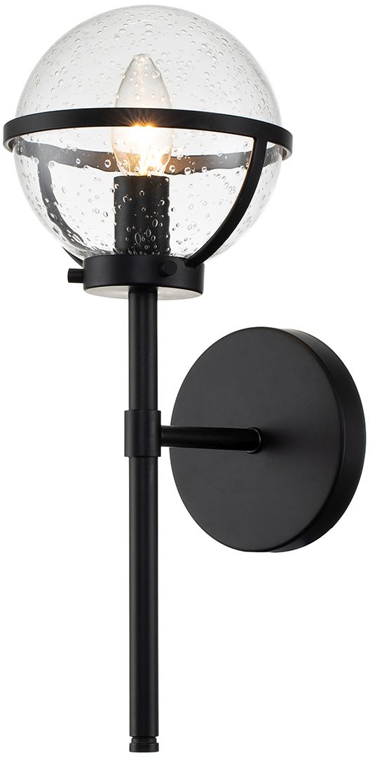 Elstead Lighting Hollis nástěnné svítidlo 1x40 W černá HK-HOLLIS1-C-BK-BATH