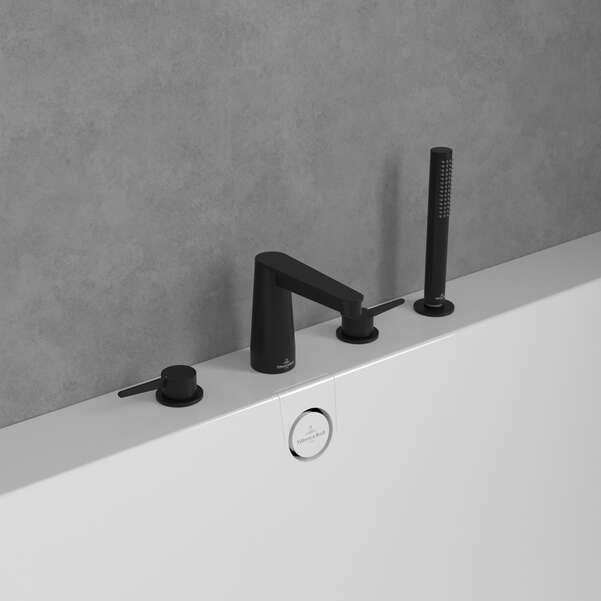 Villeroy & Boch Conum vanová baterie na vanu černá TVT127002000K5