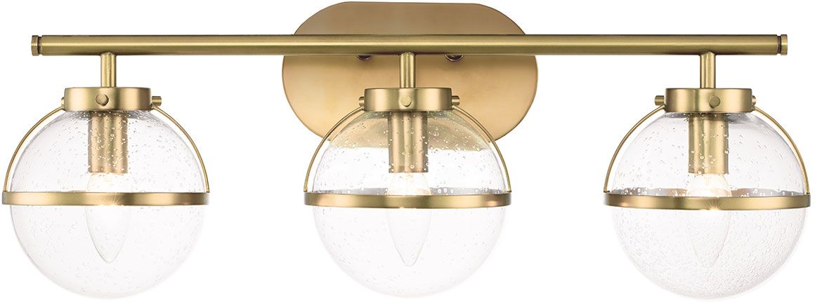 Elstead Lighting Hollis nástěnné svítidlo 3x40 W mosaz HK-HOLLIS3-C-HB-BATH