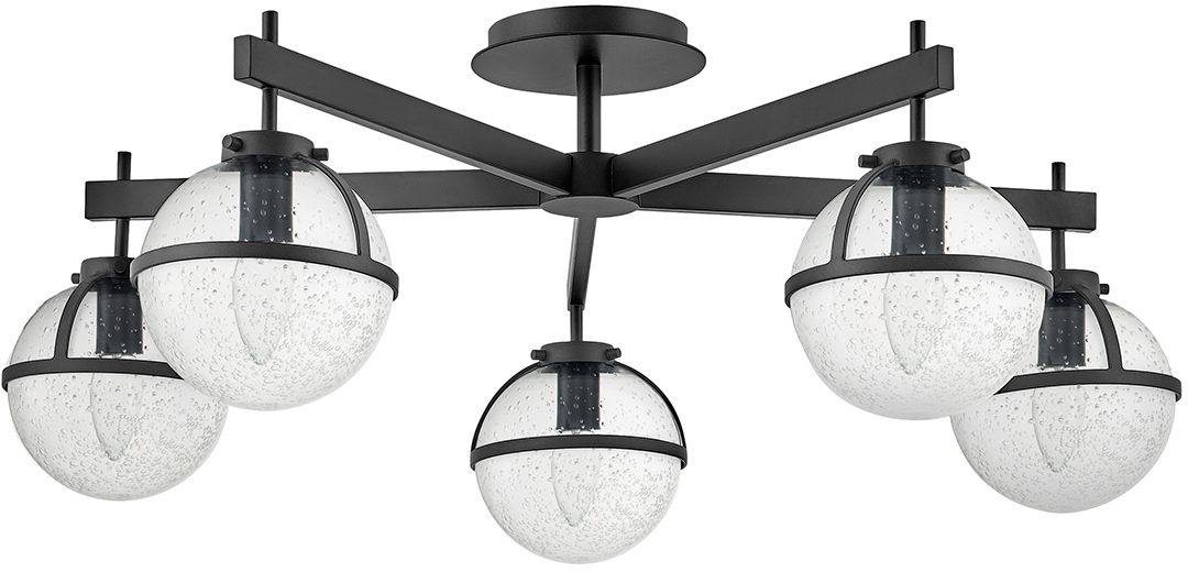 Elstead Lighting Hollis stropní světlo 5x40 W černá HK-HOLLIS-5-C-BK