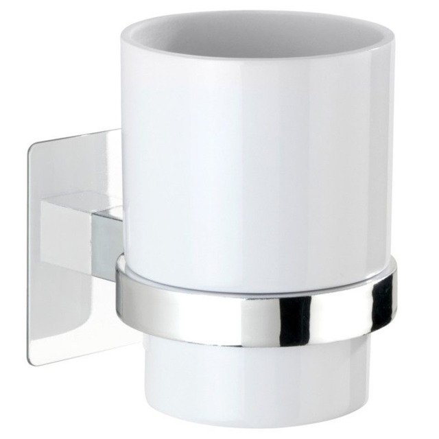 Wenko Turbo-Loc Quadro Ed. kelímek na kartáčky bílá 23847800