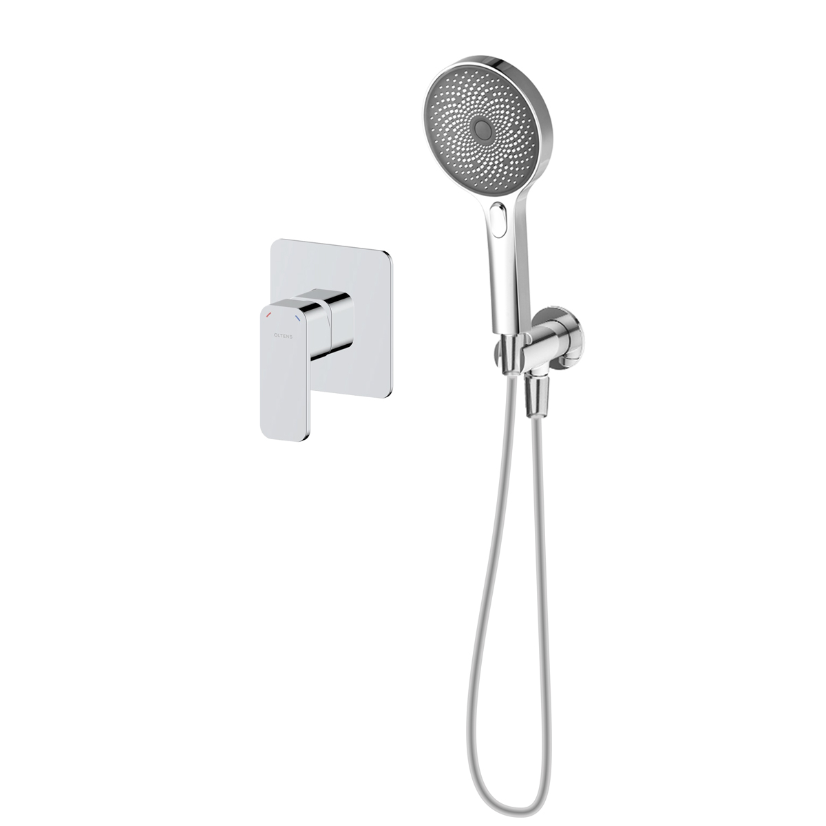Sada sprchová baterie Oltens Hadsel 33106100, sprchová hlavice Oltens Havis EasyClick 37107100, 39304100, 37200100