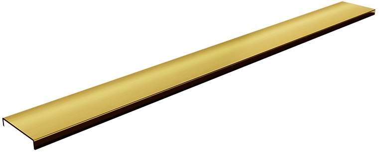Schedpol Base Gold Brushed Range kryt lineárního odtoku 80 cm zlatá 10.052/DPZS