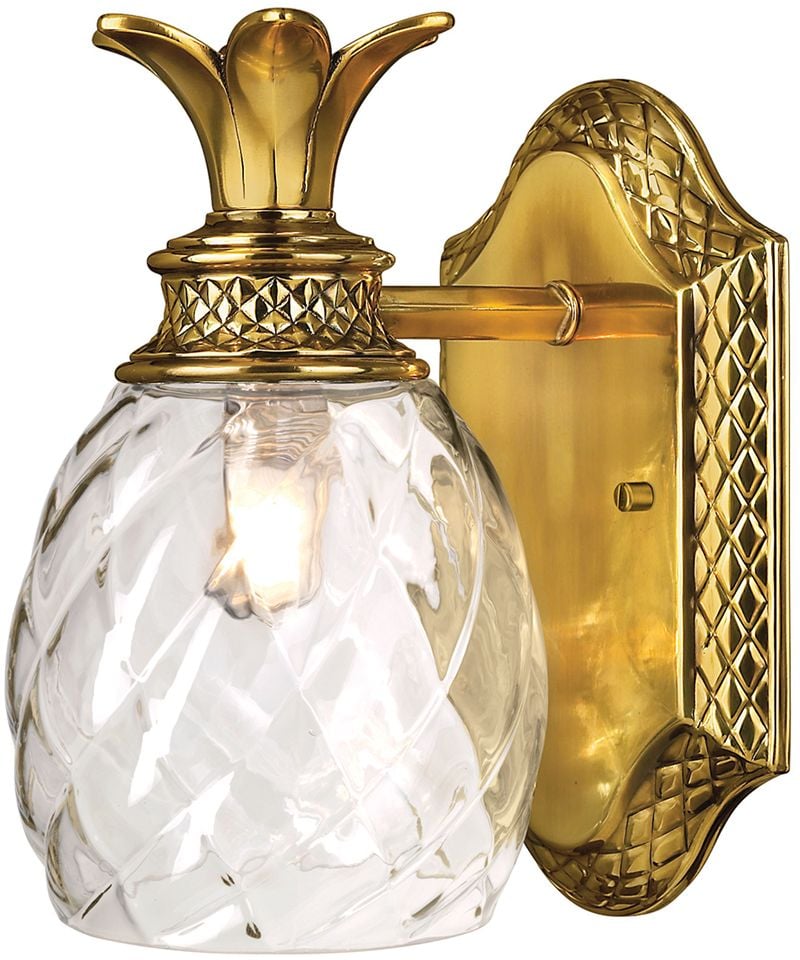 Elstead Lighting Plantation nástěnné svítidlo 1x3 W mosaz HK-PLANTATION1-BATH-BB