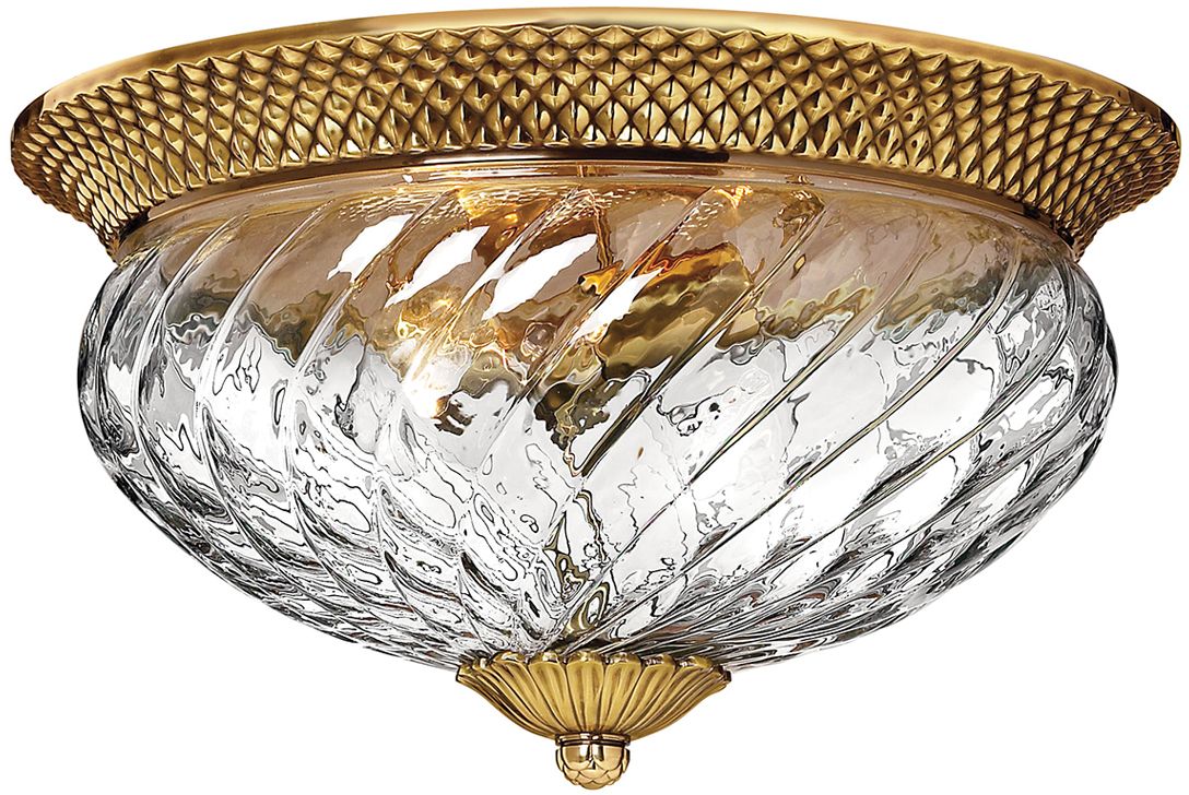 Elstead Lighting Plantation nástěnné svítidlo 3x60 W mosaz HK-PLANTATION-FL-BB