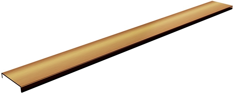 Schedpol Base Copper Brushed Range kryt lineárního odtoku 100 cm měď 10.054/DPMS
