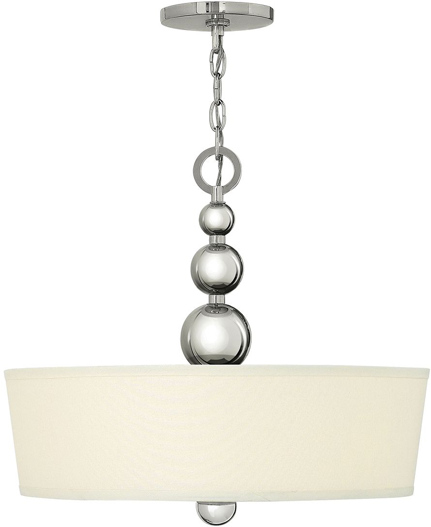 Elstead Lighting Zelda závěsné svítidlo 3x60 W nikl HK-ZELDA-P-B-PN