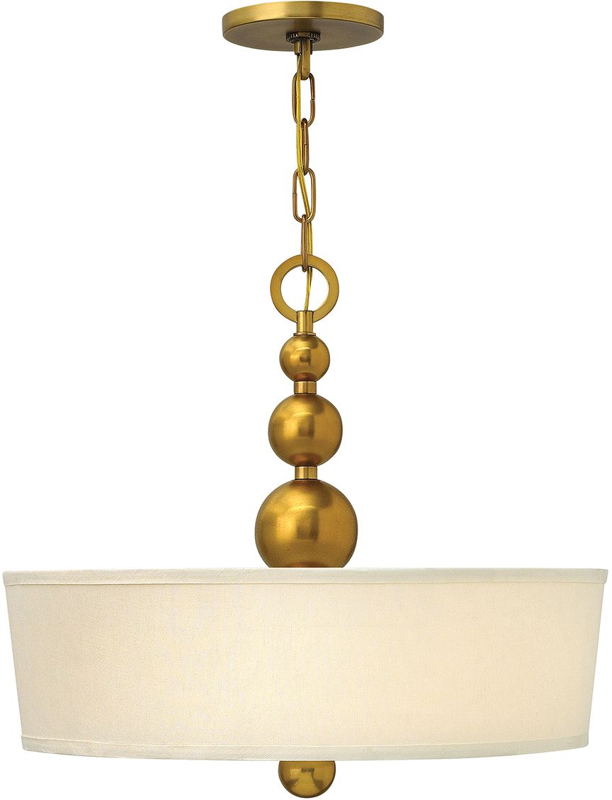 Elstead Lighting Zelda závěsné svítidlo 3x60 W mosaz HK-ZELDA-P-B-VS