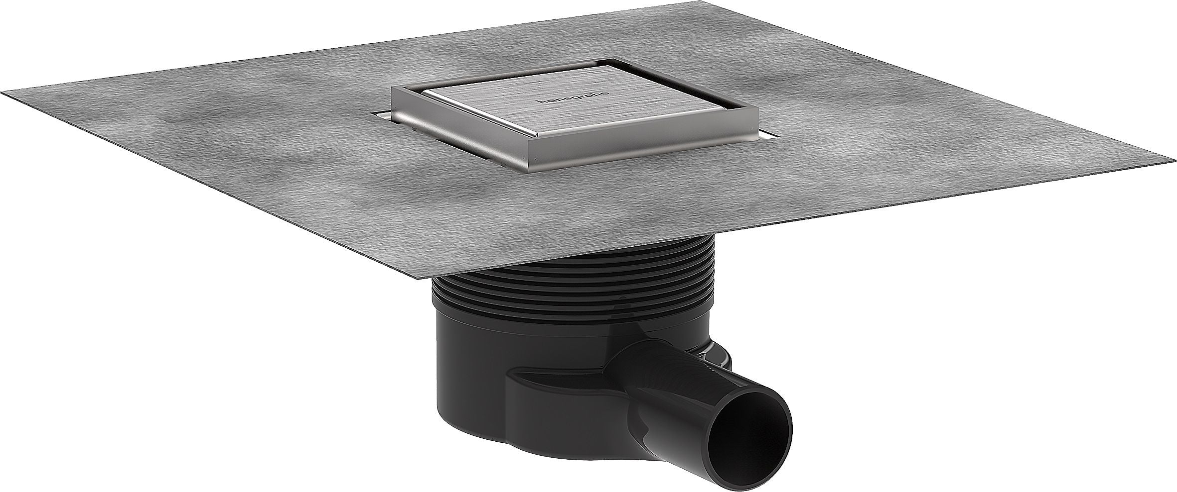 Hansgrohe RainDrain Brilliance sprchový odtok 10 cm ocel 56250800