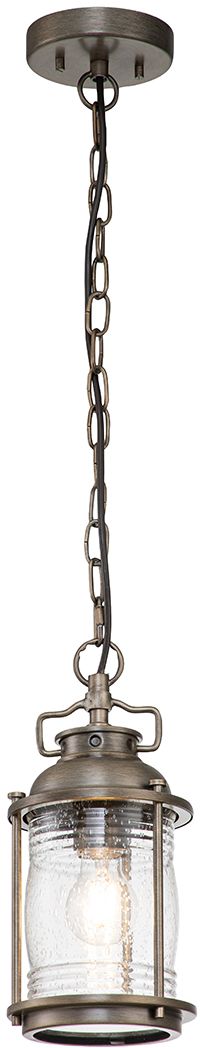 Elstead Lighting Ashland Bay závěsné svítidlo 1x60 W hnědá KL-ASHLANDBAY8-S-BU