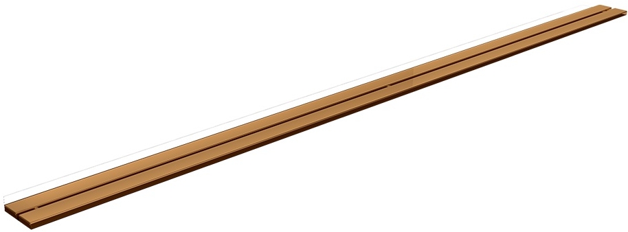 Schedpol Copper Slim Duo kryt lineárního odtoku 90 cm měď 10.053/SLX/DPM