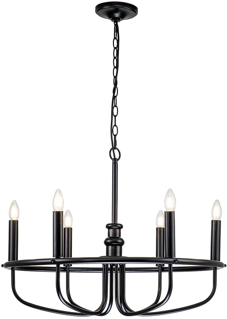 Elstead Lighting Capitol Hill závěsné svítidlo 6x40 W černá KL-CAPITOL-HILL6-BLK