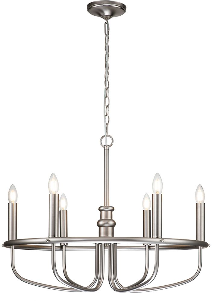 Elstead Lighting Capitol Hill závěsné svítidlo 6x40 W nikl KL-CAPITOL-HILL6-BN