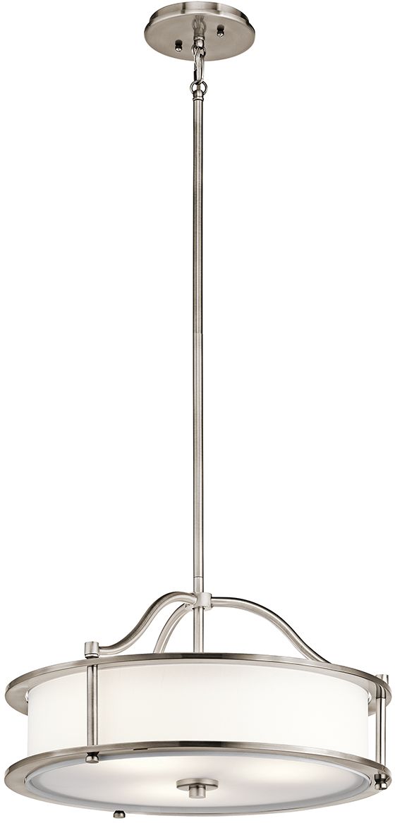 Elstead Lighting Emory závěsné svítidlo 3x60 W KL-EMORY-P-S-CLP