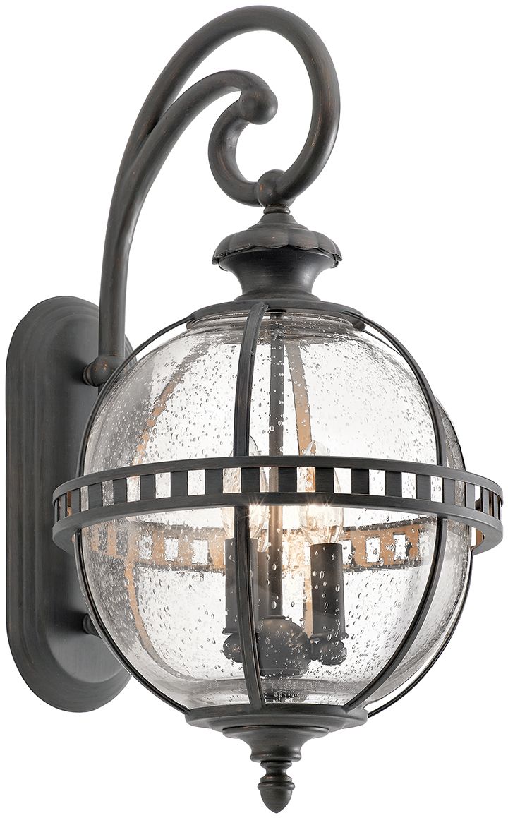 Elstead Lighting Halleron venkovní nástěnné svítidlo 3x40 W šedá-hnědá KL-HALLERON-2M