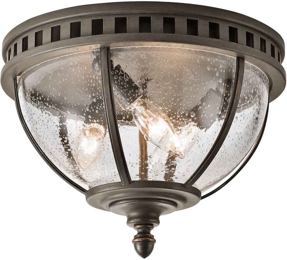 Elstead Lighting Halleron venkovní nástěnné svítidlo 3x40 W šedá-hnědá KL-HALLERON-F